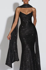 Agnes Shawl - Black Sparkle