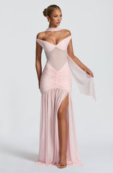 Alaia Maxi Dress - Blush