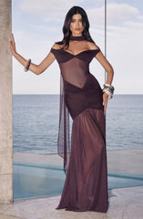 Alaia Maxi Dress - Plum