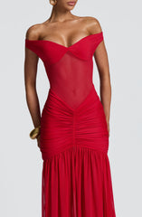 Alaia Maxi Dress - Red