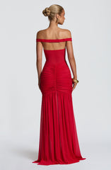 Alaia Maxi Dress - Red