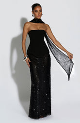 Allaire Maxi Skirt - Black