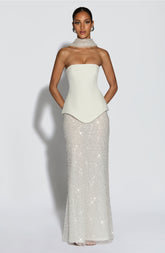 Allaire Maxi Skirt - Ivory