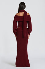 Andie Maxi Skirt - Burgundy