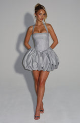 Araminta Mini Dress - Silver