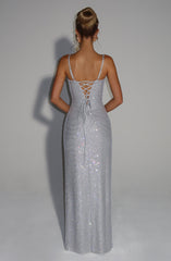 Ashton Maxi Dress - Silver