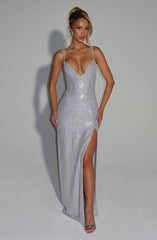 Ashton Maxi Dress - Silver