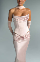 Callista Corset - Soft Peach