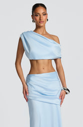 Edwina Top - Glacier Blue