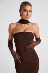 Eli Gloves - Plum Brown