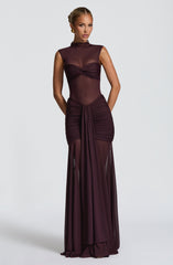 Fae Maxi Skirt - Plum
