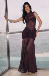 Fae Maxi Skirt - Plum