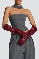 Frankie Gloves - Burgundy