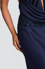 Ira Maxi Skirt - Navy