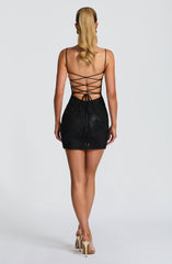 Nefertiti Mini Dress - Black