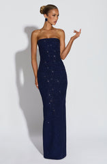 Pandra Maxi Dress - Navy Sparkle