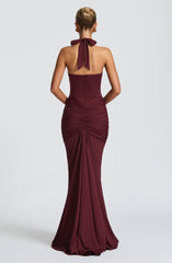 Rosetta Maxi Dress - Cherry Lacquer