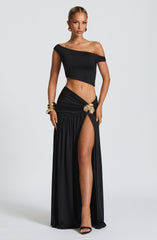 Saira Maxi Skirt - Black