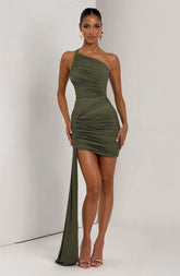 Shazia Mini Dress - Khaki