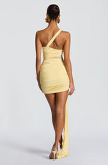 Shazia Mini Dress - Lemon