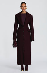 Ursula Coat - Plum