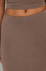 Yazmin Maxi Skirt - Mocha