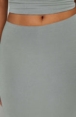 Yazmin Maxi Skirt - Steel