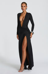 Ysabella Maxi Dress - Black