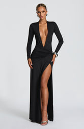 Ysabella Maxi Dress - Black