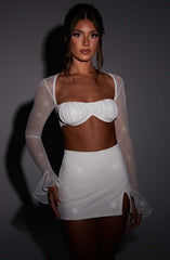 Zima Skort - Ivory Sparkle