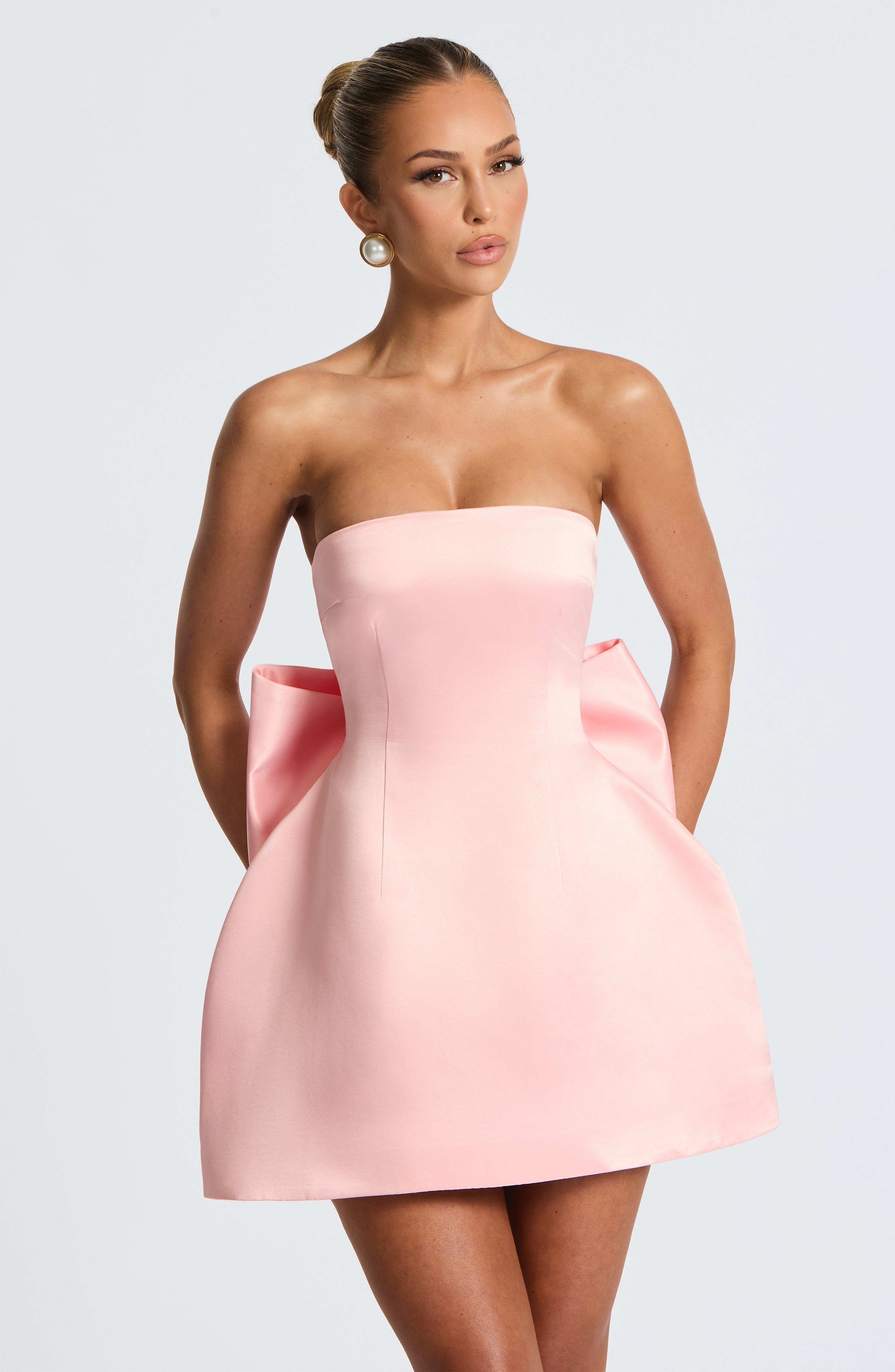 Abbey Mini Dress - Blush