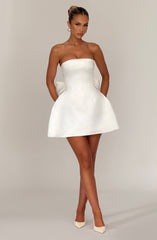Abbey Mini Dress - Ivory