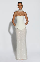 Allaire Maxi Skirt - Ivory