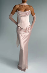 Bernadette Maxi Skirt - Soft Peach