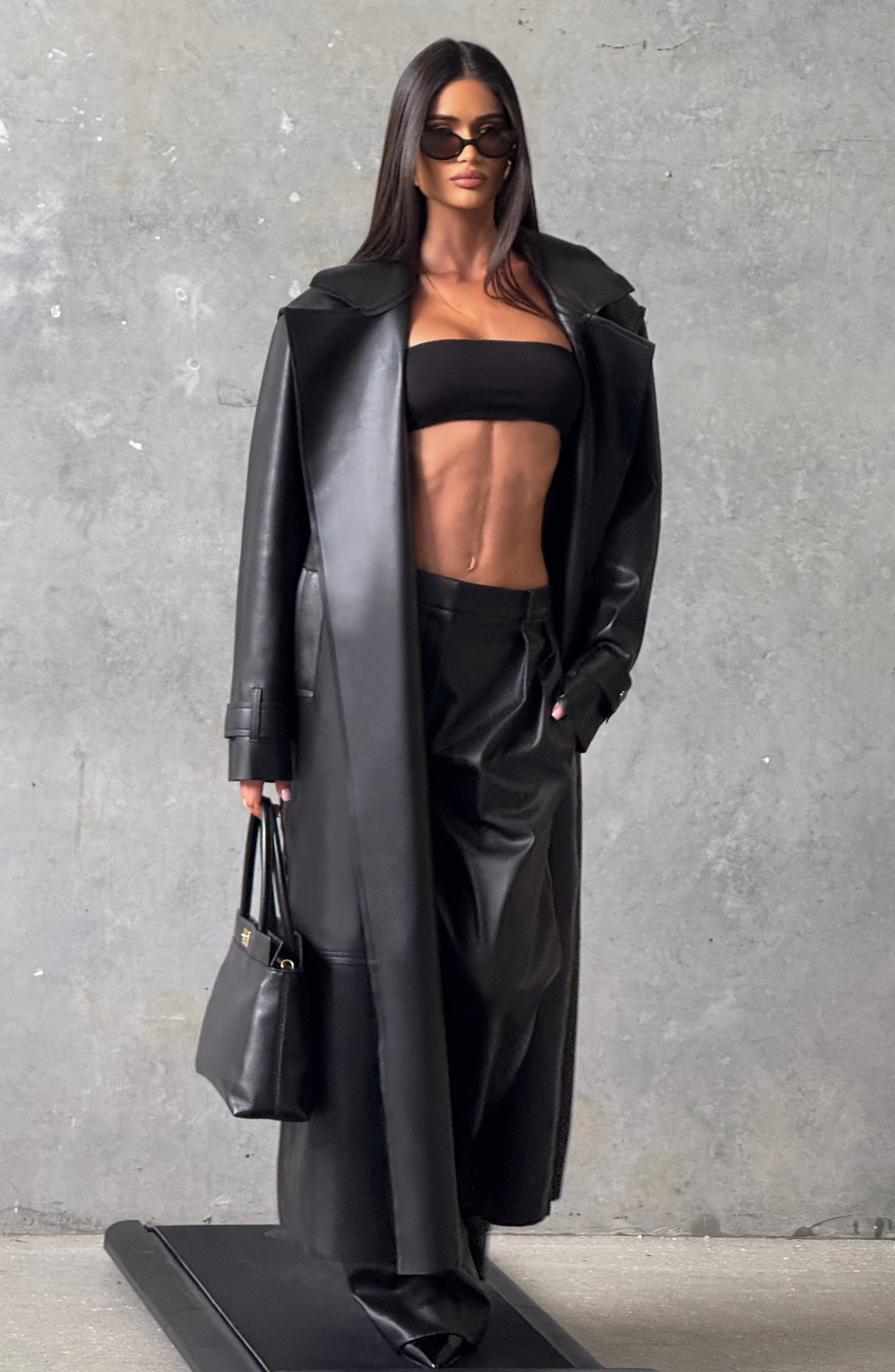 Bridget Trench Coat - Black