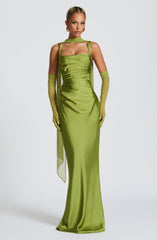 Calanthe Maxi Dress - Olive