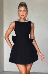 Carrie Mini Dress - Black
