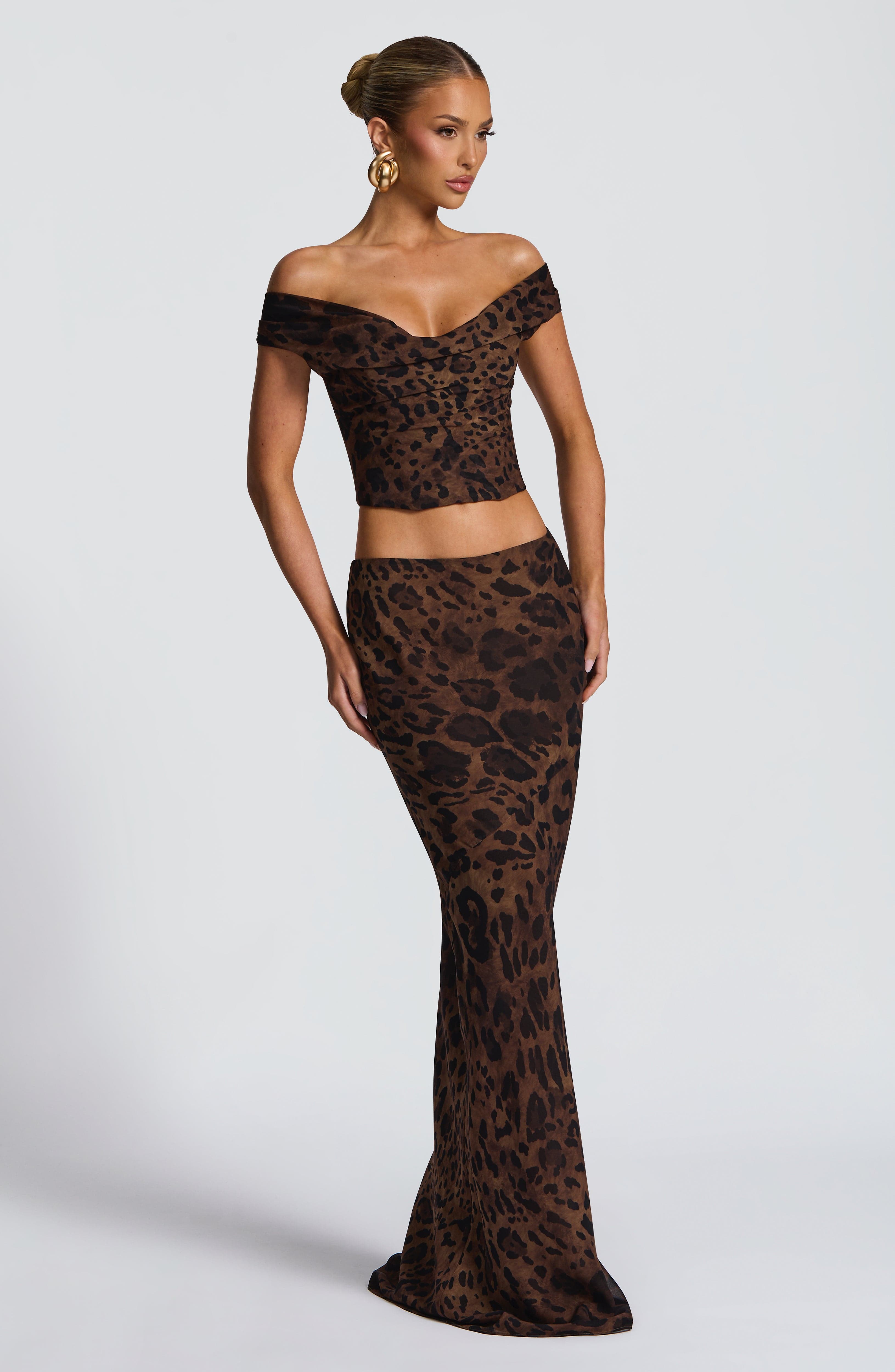 Chrysoula Top - Leopard Print