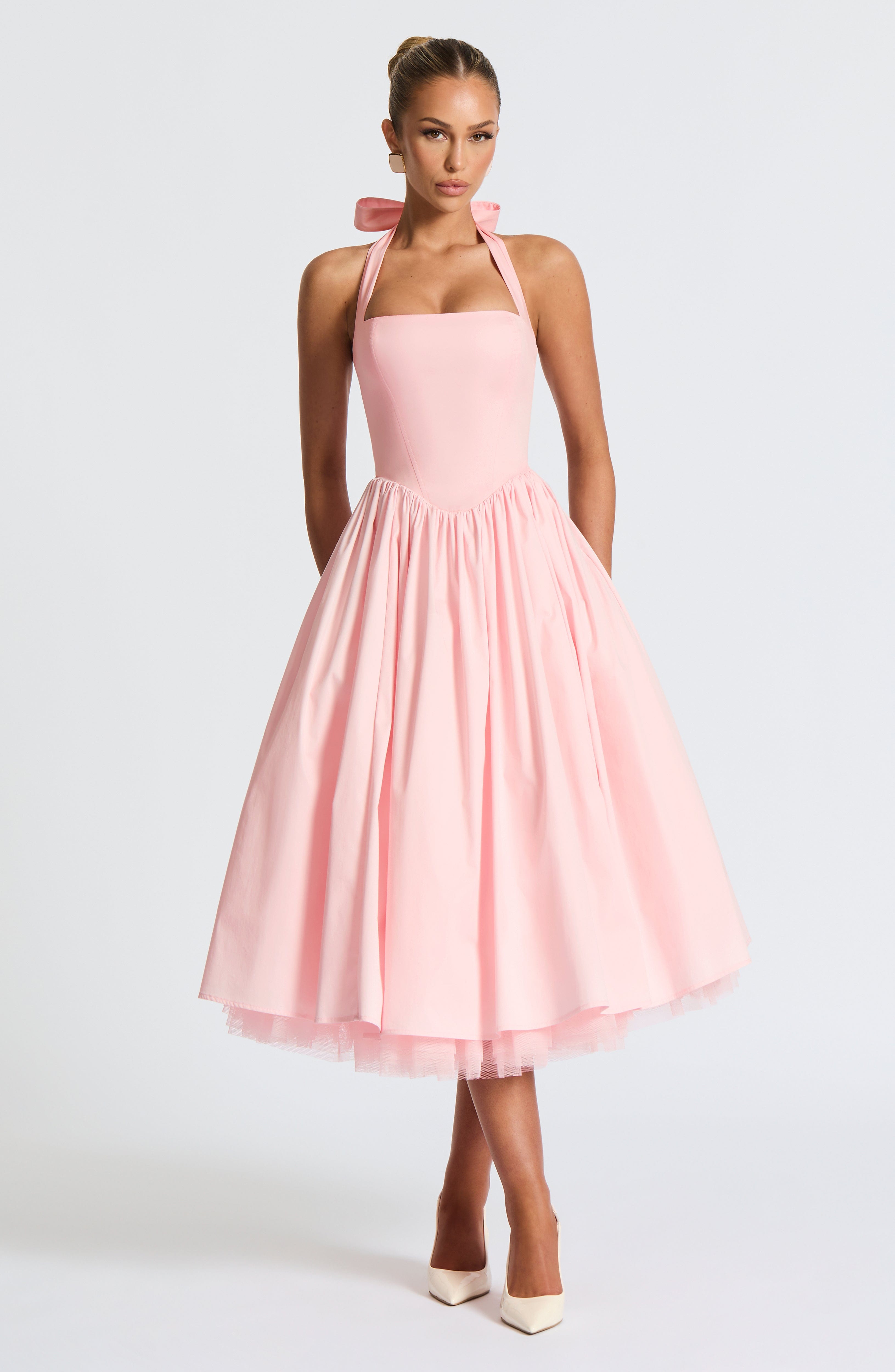 Cressida Midi Dress - Blush