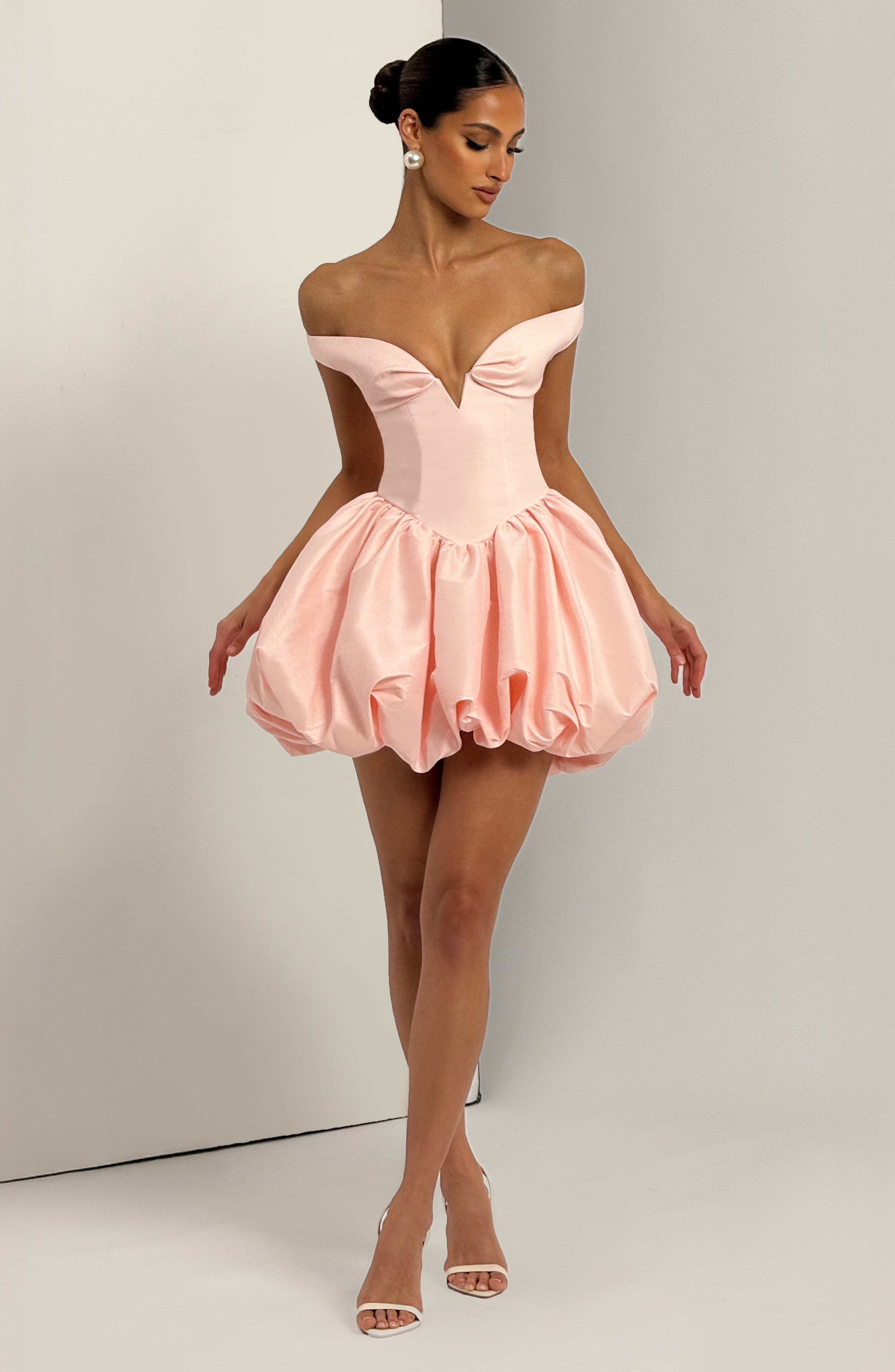 Eileen Mini Dress - Blush
