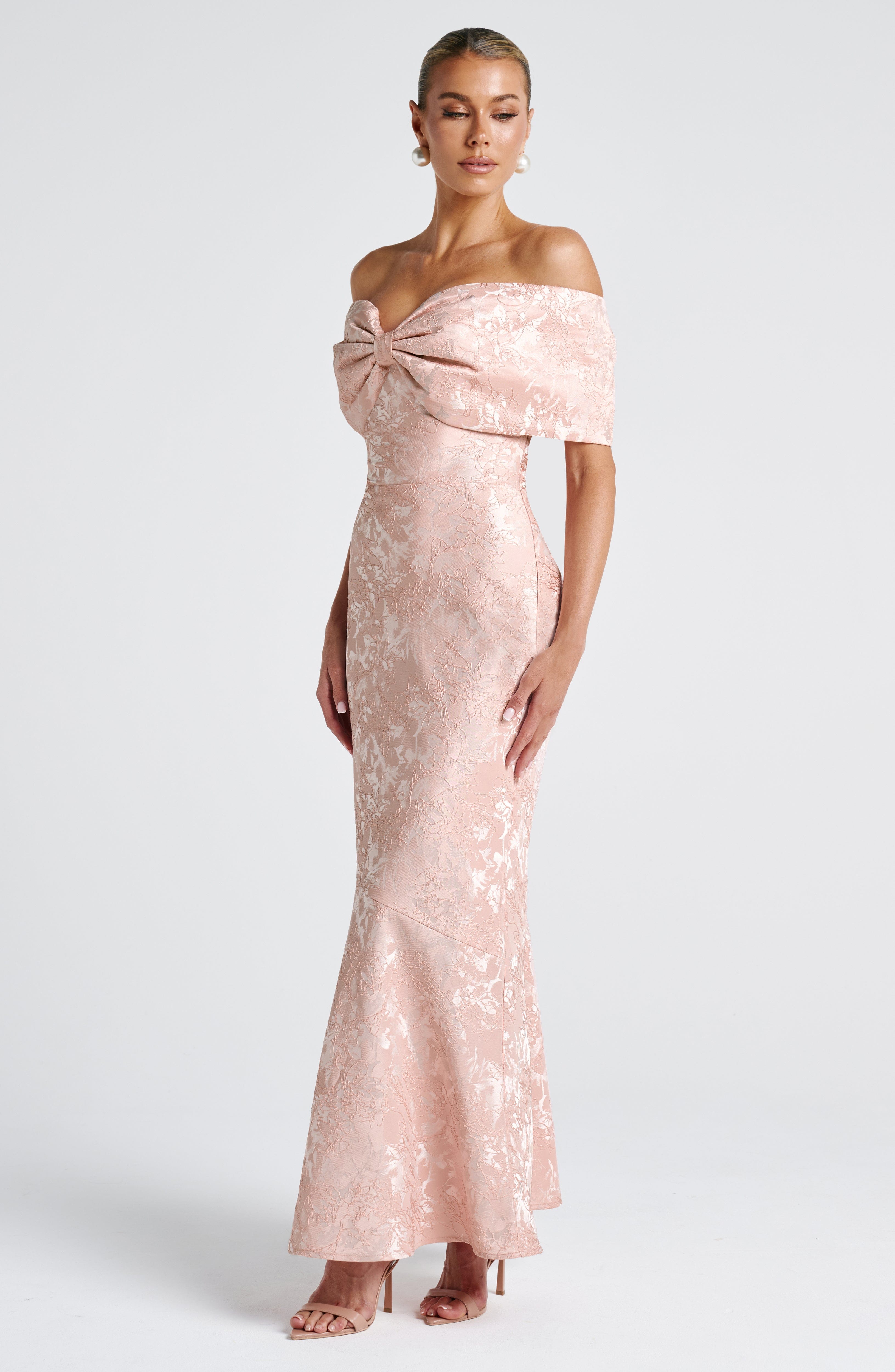 Emberly Maxi Dress - Soft Peach