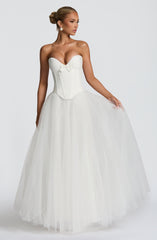 Ethel Maxi Skirt - Ivory