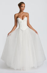 Ethel Maxi Skirt - Ivory