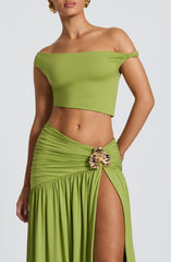 Saira Maxi Skirt - Olive