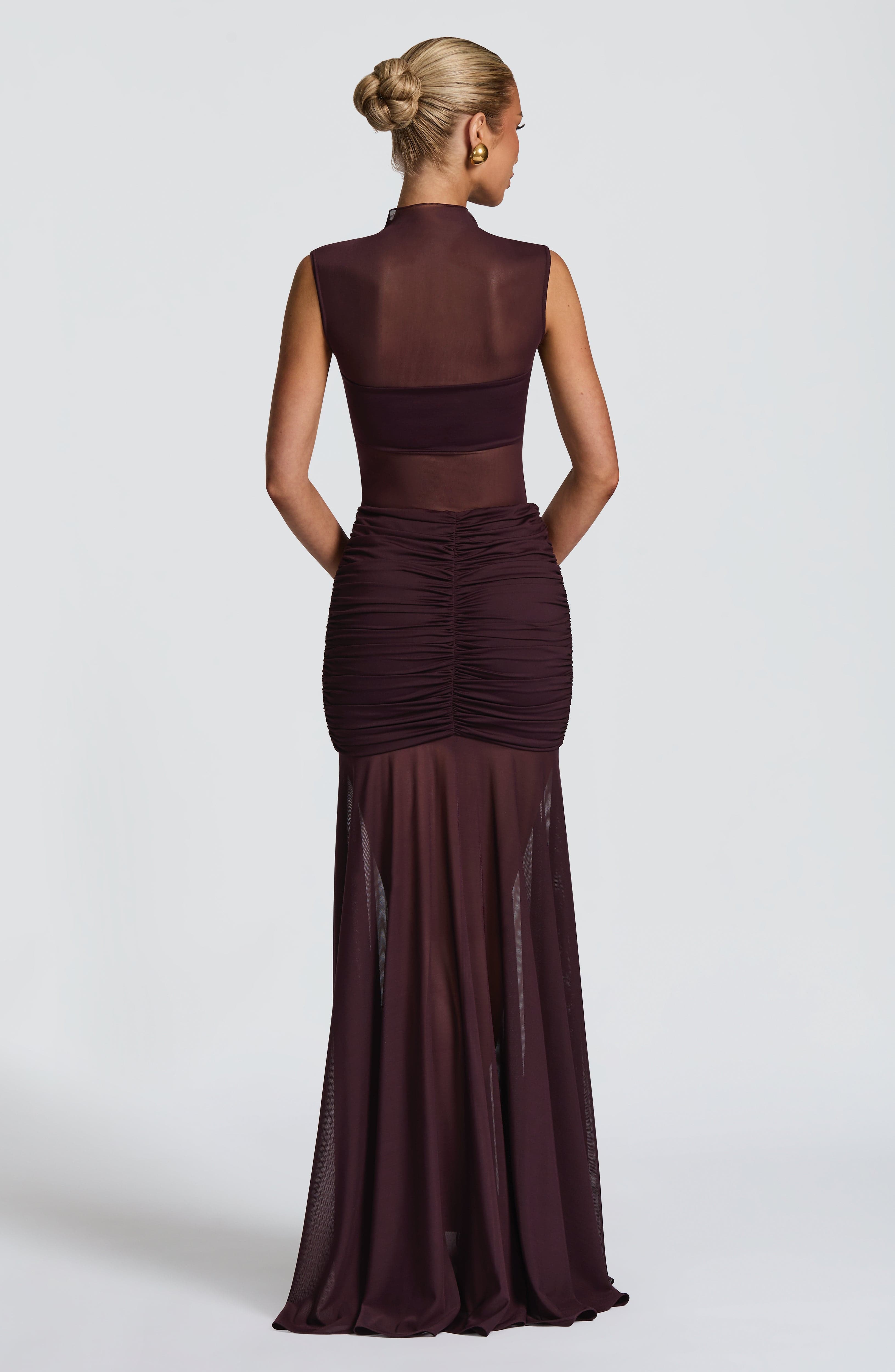 Fae Maxi Skirt - Plum