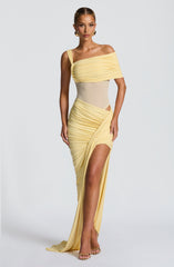 Henrietta Maxi Skirt - Lemon