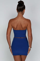 Jaz Mini Skirt - Blue