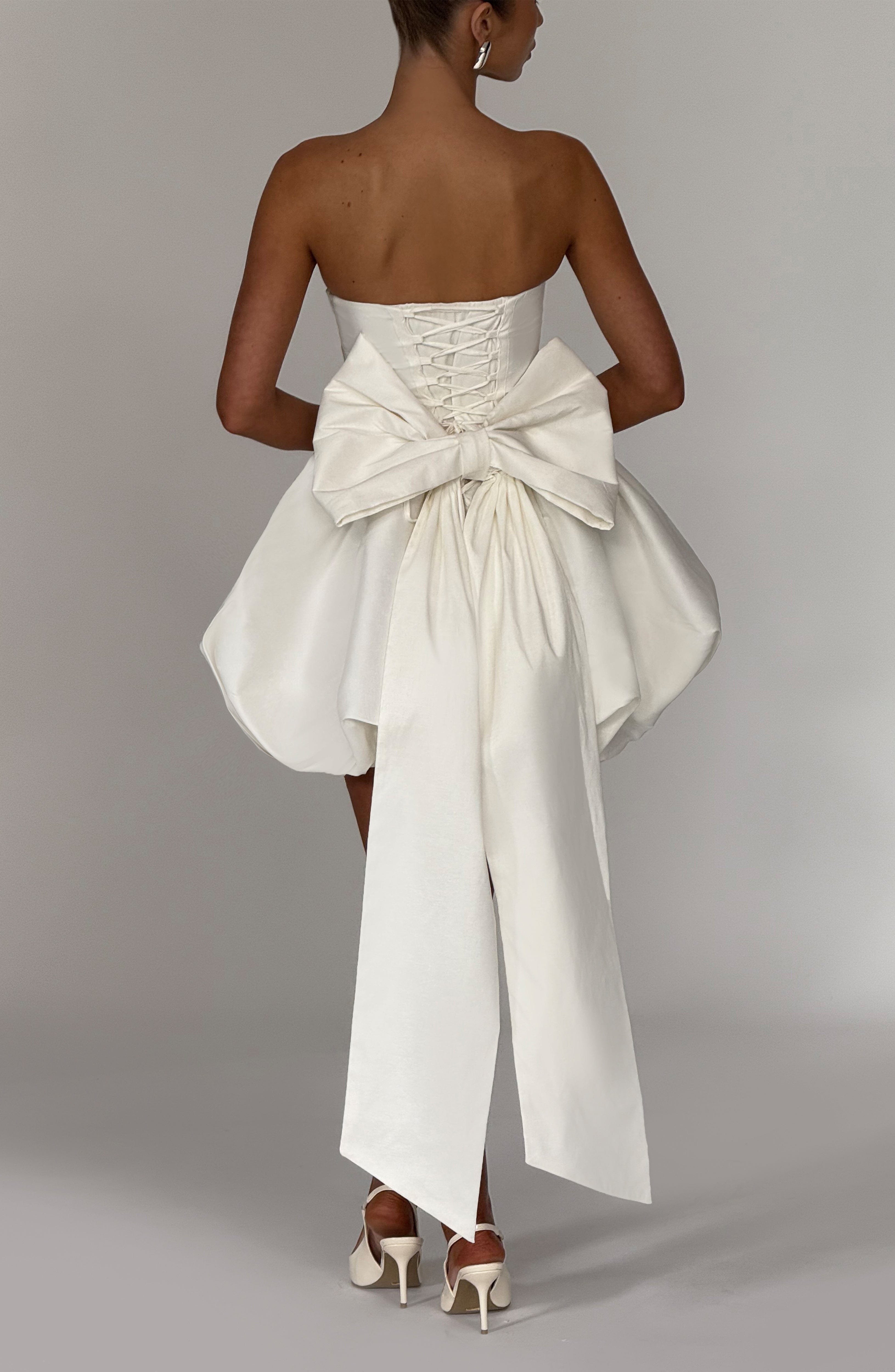 Lotus Mini Dress - Ivory