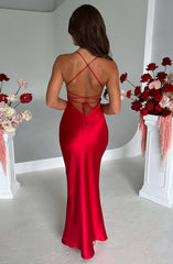 Malika Maxi Dress - Red