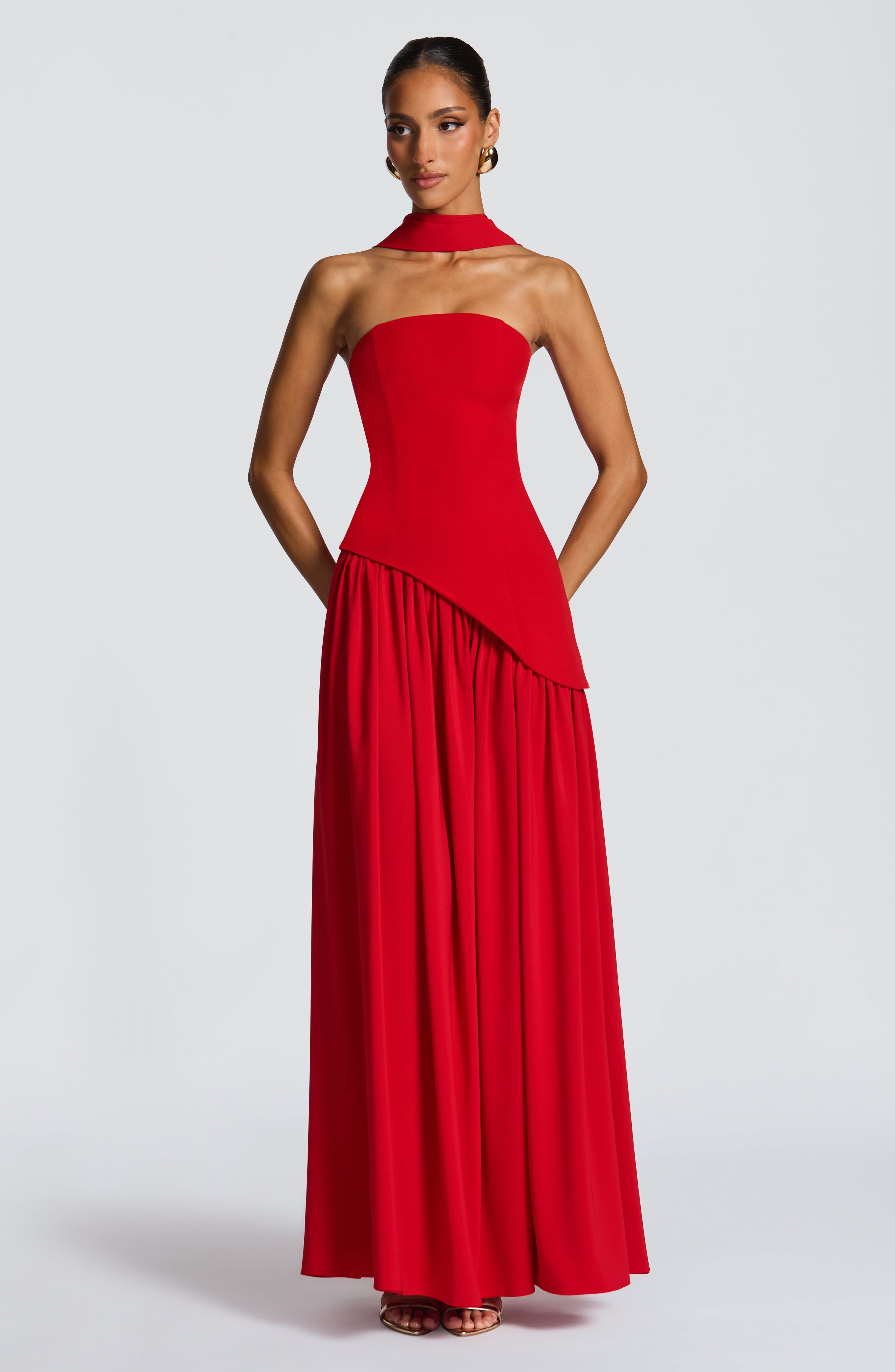 Maliyah Maxi Dress - Red